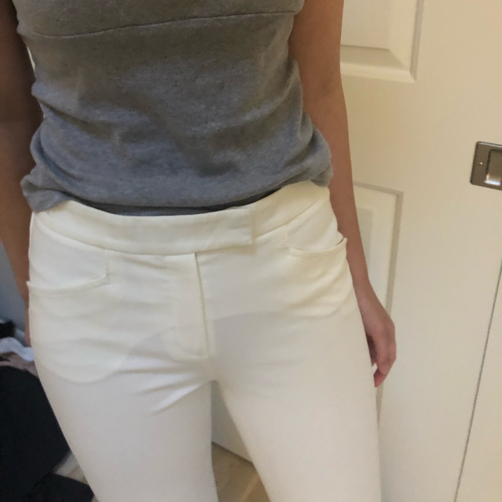 DONATING SOON White Theory Pants
